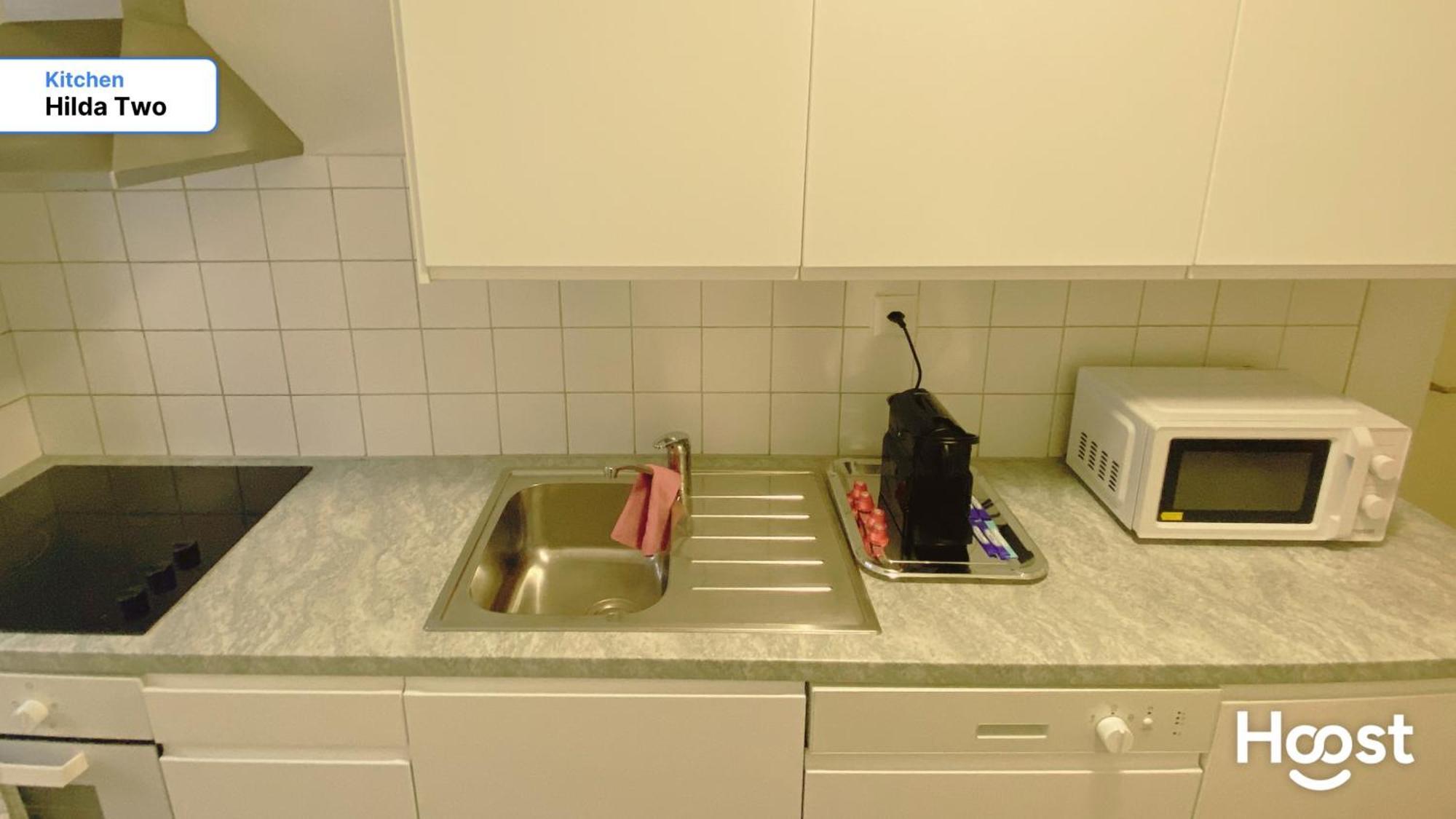 H2 With 3,5 Rooms, 2Br, Living Room And Kitchen, Central And Quite Zúrich Exterior foto