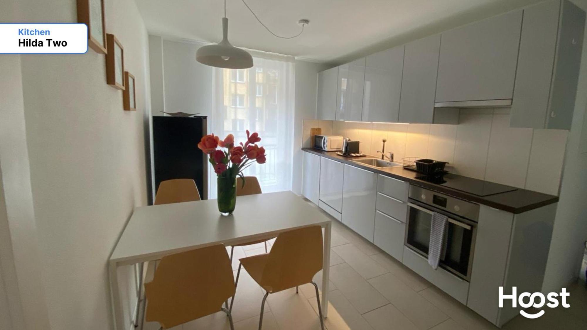 H2 With 3,5 Rooms, 2Br, Living Room And Kitchen, Central And Quite Zúrich Exterior foto