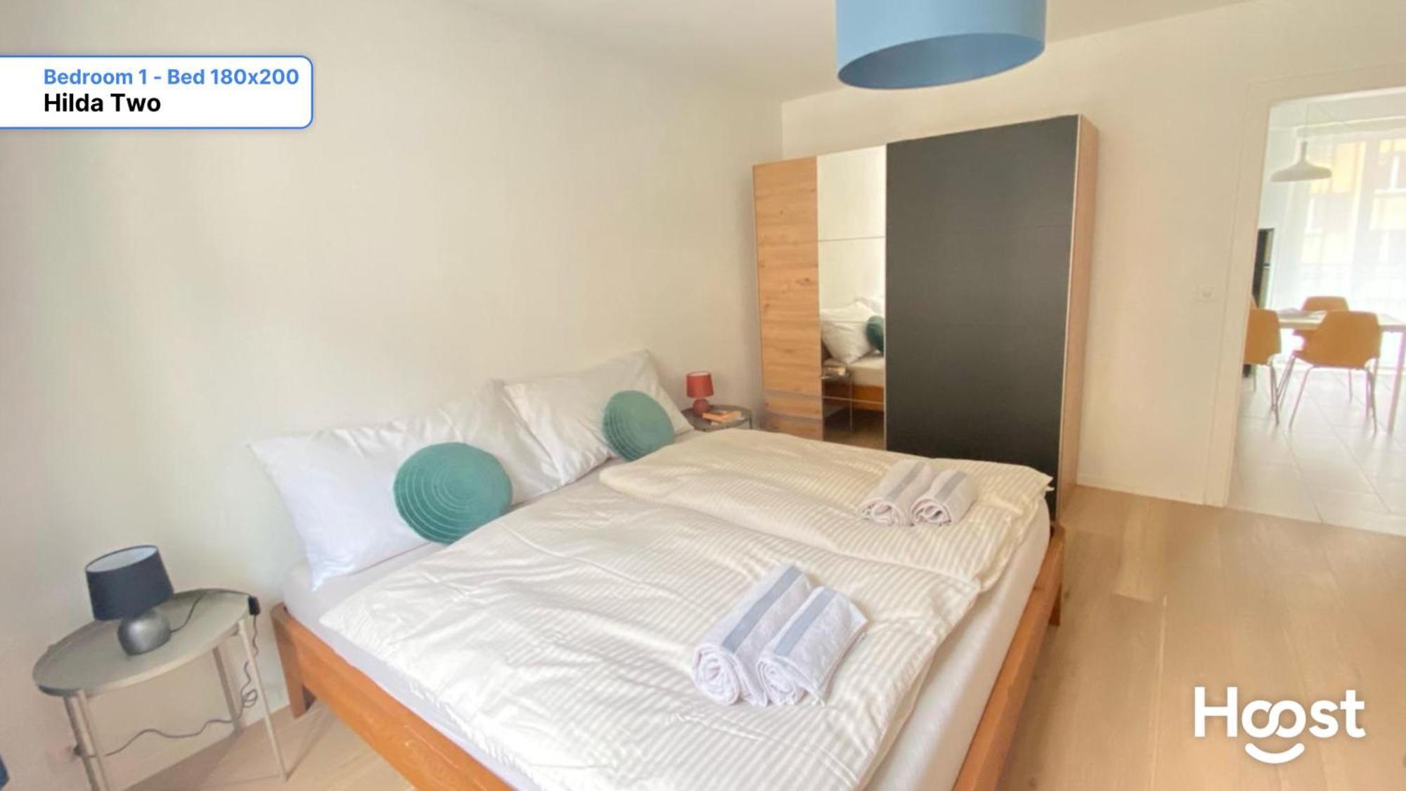 H2 With 3,5 Rooms, 2Br, Living Room And Kitchen, Central And Quite Zúrich Exterior foto
